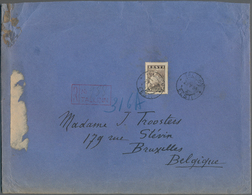 Estland: 1935, Large Registered Envelope TALLINN - BRUSSELS From The Belgian Consulate In Estland Be - Estonie