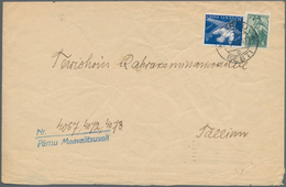 Estland: 1941. An Official Cover To The Authoritiews In TALLIN, Franked With 30 (s) Of 1940 Centenar - Estonie