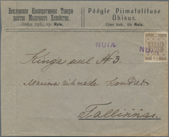 Estland - Stempel: 1918/1919, 4 Covers And Cards With Provisional Postmark LIHULA, NUIA (2) And WERR - Estland