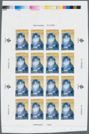 Finnland - Alandinseln: 2003, 2nd Class "Cats", IMPERFORATE Proof Sheet Of 16 Stamps, With Selvedge - Aland