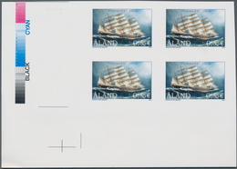 Finnland - Alandinseln: 2003, 0.55€ Sailing Boat "Pommern", IMPERFORATE (without Die Cutting) Proof - Ålandinseln