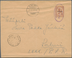 Finnland - Finn. Besetzung: Aunus: 1919 Cover Franked With Single 50 P Brown On White From Rajakontu - Altri & Non Classificati