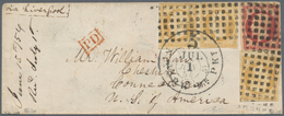 Frankreich: 1854, Empire Nd 1fr. Carmine, Fresh Colour And Full Margins All Around (slight Nick At U - Other & Unclassified