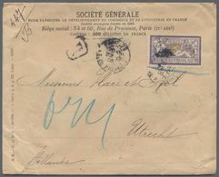 Frankreich: 1906, 2 Franc Allegory, Rare Single Franking Cancelled "PARIS RUE DE PROVENCE 22.12.06"s - Andere & Zonder Classificatie