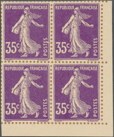 Frankreich: 1906, 35c. Violet "Semeuse Camee", Special Edition On Bristol With Indicated Perforation - Other & Unclassified