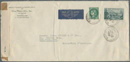 Frankreich: 1940, 2,50 F Green "Ceres" And 20 F Deep Blue-green "St.Malo", Mixed Franking On Commerc - Other & Unclassified