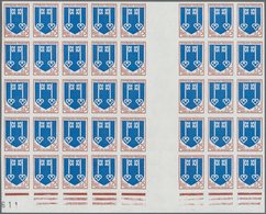 Frankreich: 1966, Coat Of Arms Definitives Set Of Two 0.05fr. ‚Auch (Gers)‘ And 0.25fr. ‚Mont-de-Mar - Altri & Non Classificati