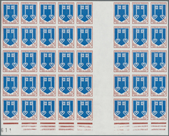 Frankreich: 1966, Coat Of Arms Definitives Set Of Two 0.05fr. ‚Auch (Gers)‘ And 0.25fr. ‚Mont-de-Mar - Andere & Zonder Classificatie