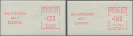 Frankreich - Automatenmarken: 1969, 16 April, Montgeron, 30c. And 40c., Two Values, Mint Never Hinge - Andere & Zonder Classificatie