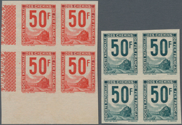 Frankreich - Postpaketmarken: 1944, Societe National Des Chemins De Fer Francais, 50fr. Red And 50fr - Autres & Non Classés