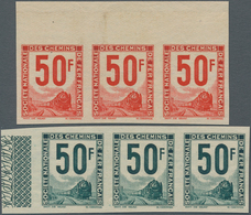 Frankreich - Postpaketmarken: 1944, Societe National Des Chemins De Fer Francais, 50fr. Red And 50fr - Autres & Non Classés