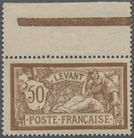 Französische Post In Äthiopien: 1907, 50 C Brown/blue, Stamp Of The French Levant Without Overprint, - Altri & Non Classificati