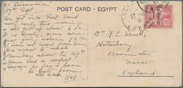 Französische Besetzung I. WK - Insel Ruad: 1920, Pc Showing "The Docks Of Port Said" Franked With 10 - Andere & Zonder Classificatie