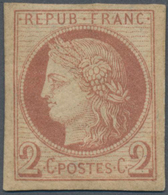 Französische Kolonien - Allgemeine Ausgabe: 1876, Ceres 2c. Red-brown, Fresh Colour, Full Margins, M - Andere & Zonder Classificatie