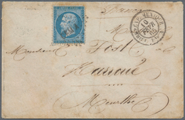 Frankreich - Stempel: 1865, Corps Expeditionnaire Du Mexique, Clear Strike Of "CEM A" Losange On Let - 1801-1848: Précurseurs XIX