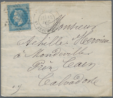 Frankreich - Ballonpost: 1870, BALLON MONTE - VILLE DE PARIS, Very Fine Letter Addressed From "PARIS - 1960-.... Storia Postale