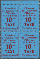 Frankreich - Besonderheiten: TIMBRE DE GREVE: 1953, Orleans, 10fr. Brown On Bluish Paper, Marginal B - Sonstige & Ohne Zuordnung