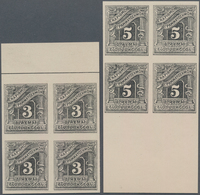 Griechenland - Portomarken: 190. POSTAGE DUE (Printed By Perkins, Bacon & Co.). PLATE PROOFS. 1L,2L, - Altri & Non Classificati