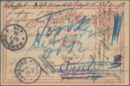 Griechenland - Stempel: 1892, Turkey 20 Para Postal Stationery Card Tied By "SALONIQUE TURQUIE" Cds. - Poststempel - Freistempel