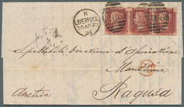 Großbritannien: 1873 (Apr 30), Destination RAGUSA, Austria: Entire From Liverpool To Ragusa Via Vien - Autres & Non Classés