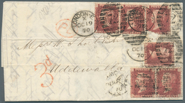 Großbritannien: 1870 (Oct 19), Destination SWEDEN: Entire From London To Uddewalla Franked With Six - Other & Unclassified