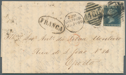 Großbritannien: 1869 (July 23), Destination PORTUGAL: Entire From Liverpool To Porto Franked By 2d B - Sonstige & Ohne Zuordnung