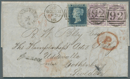 Großbritannien: 1858 (Apr 20), Destination SWEDEN: Entire (invoice From Soho Iron Works) From Bolton - Other & Unclassified