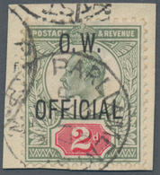 Großbritannien - Dienstmarken: 1902, Office Of Works, KEVII 2d. Yellowish Green/carmine-red, Fresh C - Service