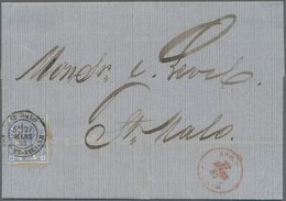 Großbritannien - Guernsey: 1883, Entire Letter From Guernsey 24 Mar 1883 To St.Malo/France, Franked - Guernsey