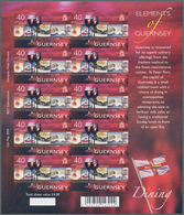 Großbritannien - Guernsey: 2004, 40 P. "Europe - Tourism - Holidays Food And Drink", Mint Never Hing - Guernesey