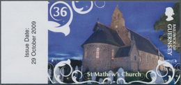 Großbritannien - Guernsey: 2009, 36 P. Christmas "St. Matthäus-Church Cobo", Completely Imperforated - Guernesey