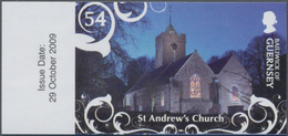 Großbritannien - Guernsey: 2009, 54 P. Christmas "Parish Church St. Andrew", Completely Imperforated - Guernesey