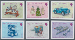 Großbritannien - Guernsey: 2015. Complete Set "Europe: Historical Toys" (6 Values) In IMPERFORATE Si - Guernsey