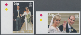 Großbritannien - Isle Of Man: 1999. Complete Set (2 Values) In IMPERFORATE Single Stamps Showing "We - Man (Ile De)