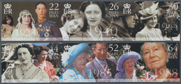 Großbritannien - Isle Of Man: 2000. Complete Set "100th Birthday Of Queen Mother Elisabeth" In 2 IMP - Isola Di Man