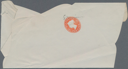 Großbritannien - Ganzsachen: 1893 Unused Postal Stationery Envelope Halfpenny Orange Red Queen Victo - Autres & Non Classés