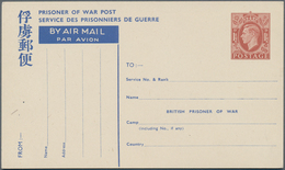 Großbritannien - Ganzsachen: 1942/44five Unused Airmail Postal Stationery Cards And Aerograms For Us - Autres & Non Classés