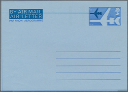 Großbritannien - Ganzsachen: 1968 Aerogram Airmail 9d, Three Copies, One With Overprint SPECIMEN, On - Andere & Zonder Classificatie
