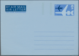 Großbritannien - Ganzsachen: 1969 Unused Aerogram, 4 P Airmail, With Imprint Error Inverted "F" For - Otros & Sin Clasificación