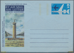 Großbritannien - Ganzsachen: 1974 Unused Aerogram 6p Issue For Scotland, With Black Overprint SPECIM - Other & Unclassified