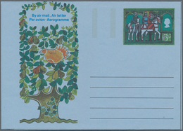 Großbritannien - Ganzsachen: 1974 Unused Aerogram 6p Christmas Three Holy Kings, With Black Overprin - Other & Unclassified