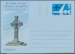 Großbritannien - Ganzsachen: 1975 Unused Aerogram 8 1/2p Issue For Scotland, With Violet Handstamp S - Other & Unclassified