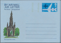 Großbritannien - Ganzsachen: 1975 Unused Aerogram 8 1/2p Issue For Scotland, With Violet Handstamp S - Andere & Zonder Classificatie