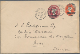 Großbritannien - Privatganzsachen: 1893 Commercially Used Private Postal Stationery Envelope Two Pen - Autres & Non Classés