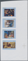 Irland: 2004, 150th Anniversary Of Irish National Gallery, IMPERFORATE Proof Se-tenant Strip Of Four - Lettres & Documents