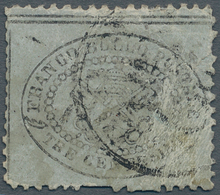 Italien - Altitalienische Staaten: Kirchenstaat: 1668. 3 Cent. Black On Grey, Cancelled, Perforation - Kerkelijke Staten