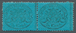 Italien - Altitalienische Staaten: Kirchenstaat: 1868, 5 Cent. Azzurro Scuro, 5c. Greenish Blue Unmo - Papal States