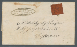 Italien - Altitalienische Staaten: Kirchenstaat: 1868, 10 Cent. Vermiglio Arancio, 10c. Red Orange ( - Papal States