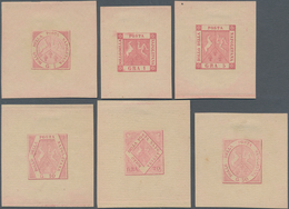 Italien - Altitalienische Staaten: Neapel: 1858, Complete Set Of Napoli Proofs With Wide Margins, Sa - Napels