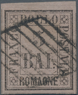 Italien - Altitalienische Staaten: Romagna: 1859. 5 BAI Purple Used With Black Grid Cancellation. Si - Romagne
